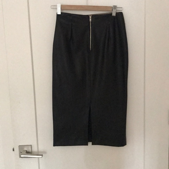 Zara black long skirt for work - Picture 2 of 2